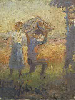 Ivan Grohar Zetev France oil painting art